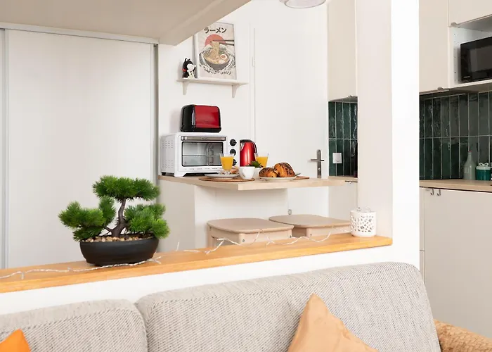 Le Cocon Japandi - & Bright Loft Apartment Toulouse